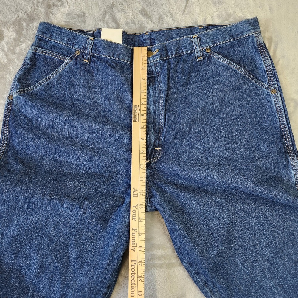 Old Mill Mens Stonewash Carpenter Jeans 40x30 Workwear Outdoors‎ Construction - Picture 7 of 8